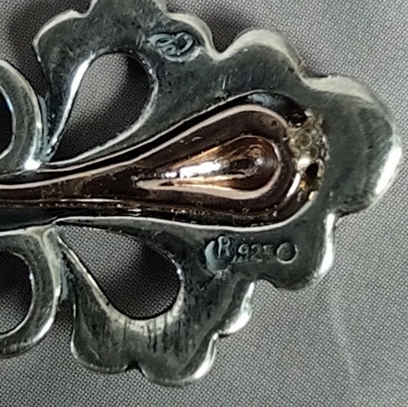 Carolyn Pollack Relios Sterling Silver/Copper Earrings - Picture 7 of 8